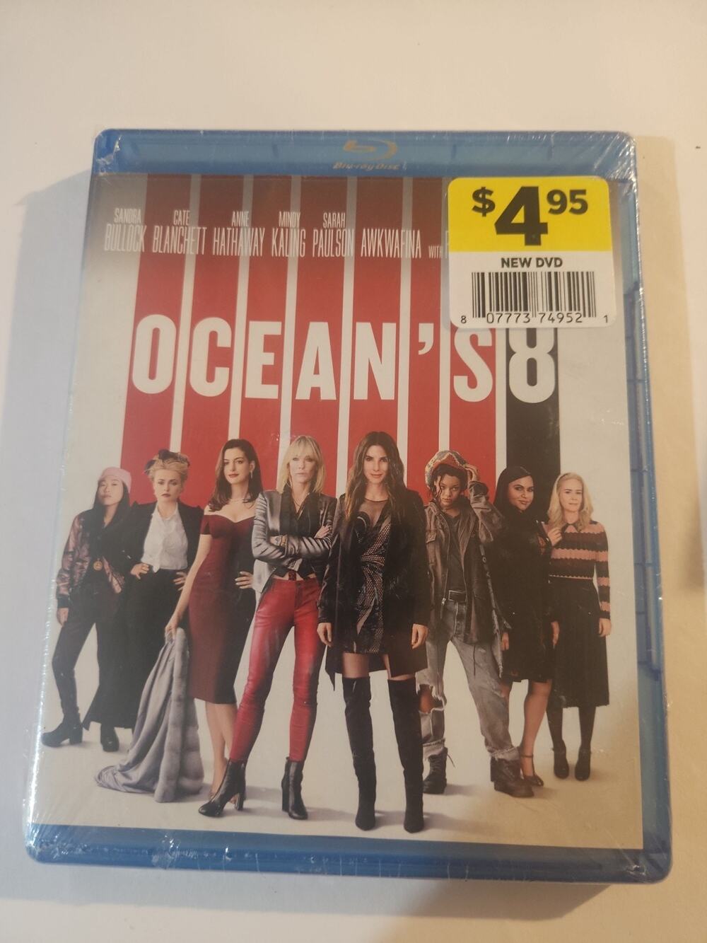 New Ocean's 8 (Blu-Ray) Sandra Bullock Action Thriller